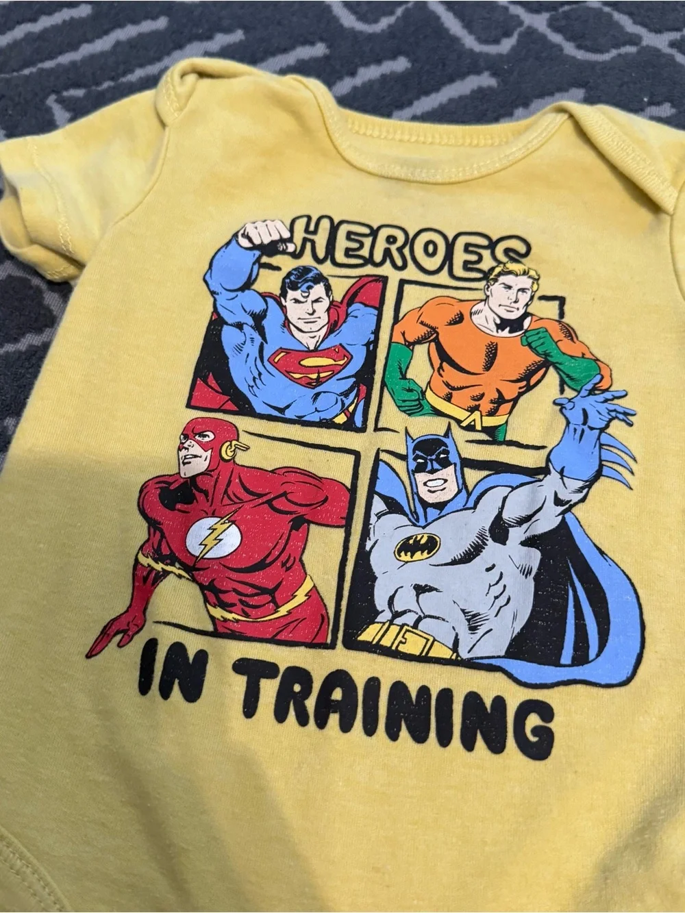 Baby boy marvel superhero onesie